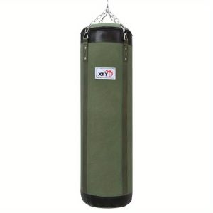 Boxing Punching Bag, Thickened Canvas Unfilled Sandbag, Boxing Bags With Hook, Hanging Sandbags For Sanda Taekwondo Kicking Training