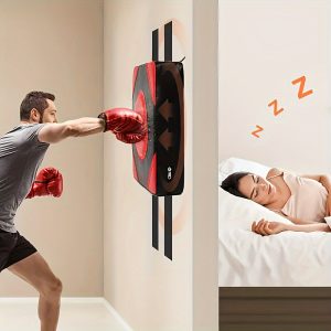 Wall Mounted Boxing Bag, Heavy-Duty PVC Punching Target, Home Gym Training Equipment, No Drill Required, Stand-Up Boxing Training Sandbag for All Ages, Ideal for Valentine'S Day, Mother'S Day, Independence Day, Thanksgiving, Father'S Day Gifts