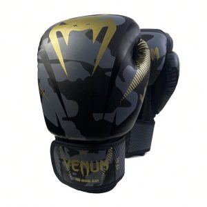 VE Challenger 2.0 Professional Boxing Gloves 8oz 10oz 12oz 14oz 16oz Muay Thai Training Punching Bag Gloves Combat Mma Boxing Kicking Fighting Gloves Camouflage Black Gold