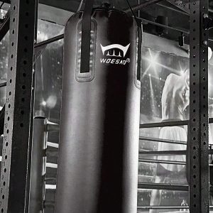 Hanging Boxing Punching Bag, Home Fitness Water & Sand Bag For Kickboxing, Muay Thai Training Indoor Black