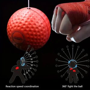 Boxing training balls, reflex balls of different difficulty levels, ideal for reaction, agility, punching speed, fighting skills and hand-eye coordination training