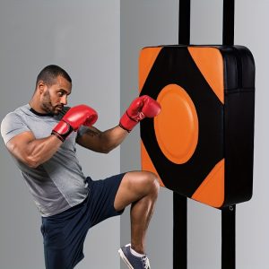 Pu Material Portable Boxing Fighting Mat, Wall Mounted Target Wall Fitness Equipment